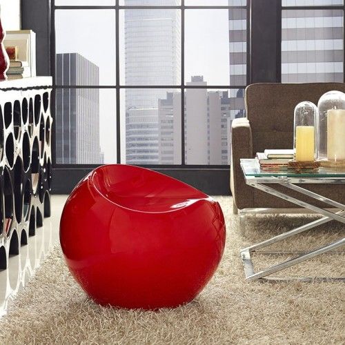 Modern Plastic Accent Stool Powell