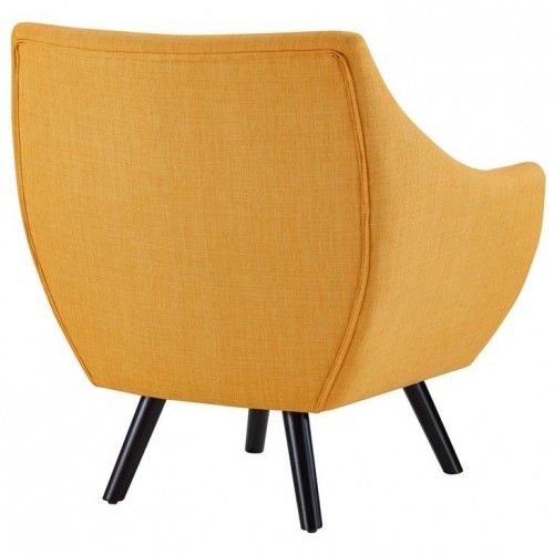 Mid-century Modern Fabric Lounge Chair Allegro
