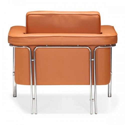Modern leatherette lounge chair Singular