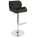 Contemporary Adjustable Black Bar Stool Jubilee