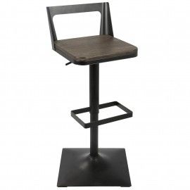 Adjustable Industrial Bar Stool Samurai LumiSource - 1