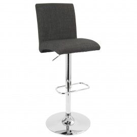 Contemporary Bar stool in Charcoal Tintori LumiSource - 1