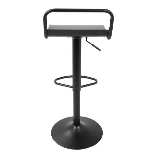 Industrial Black Bar Stool Emery