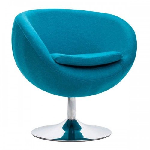 Modern Fabric Swivel Lounge Chair Lund