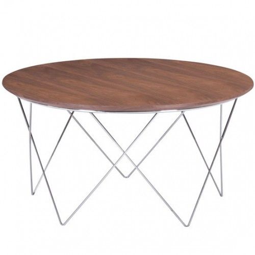 Modern Round Walnut Coffee table Macho