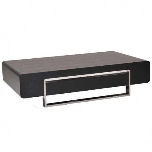 Modern white coffee table with drawer Rimini