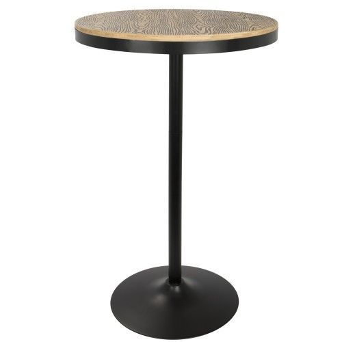 Industrial Adjustable Bar Table Dakota LumiSource - 3