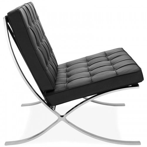 Modern Leather Lounge Chair Madrid