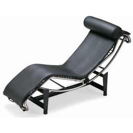 Modern Leather Lounge Chaise Le Mans