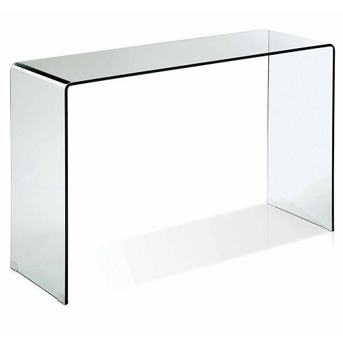 Modern glass console table Fondi