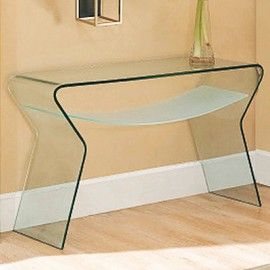 Modern glass console Trivento