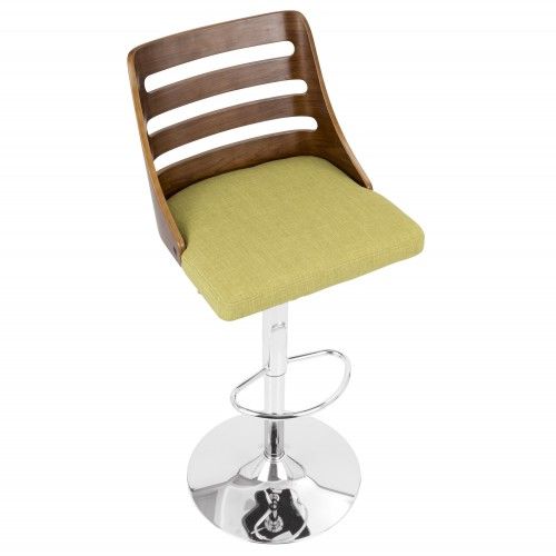 Adjustable Mid-century Modern Bar stool Trevi LumiSource - 8