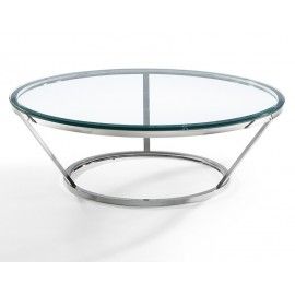Modern glass coffee table Diana