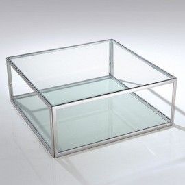 Modern glass coffee table Olly