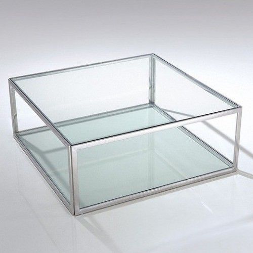 Modern glass coffee table Olly