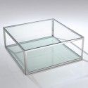 Modern glass coffee table Olly