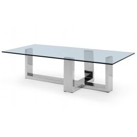 Modern glass coffee table Adelia