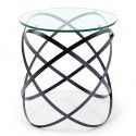 Modern glass side table Elma