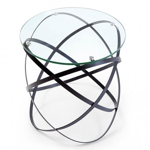 Modern glass side table Elma