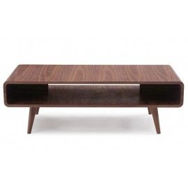 Mid-century modern walnut coffee table Andano