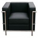 Modern Black Leather Lounge Chair Denmark