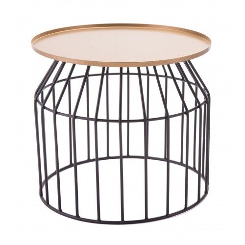 Modern Gold Tray Table Otto