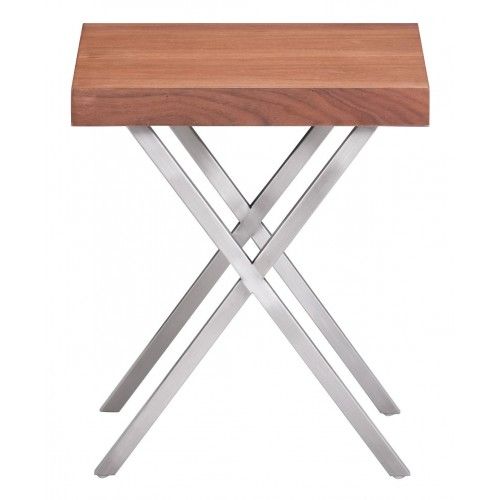 Modern Walnut Side Table Renmen