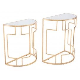 Set of 2 Side Tables Roma