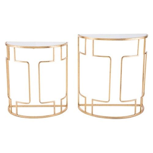 Set of 2 Side Tables Roma