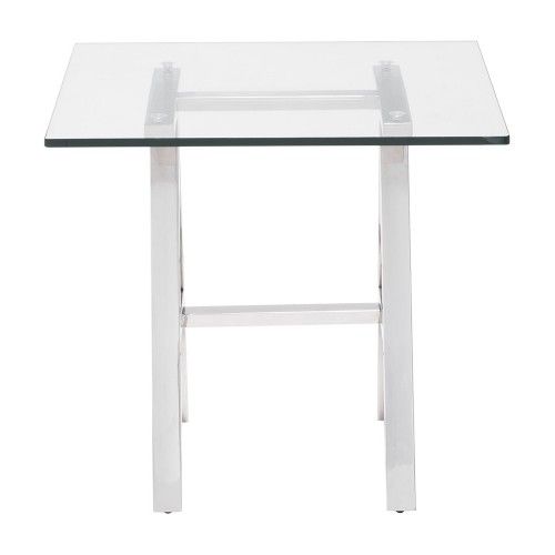 Modern Glass Side Table Lado