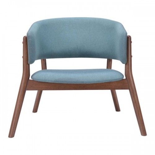 Set of 2 Modern Fabric Lounge Chair Chapel