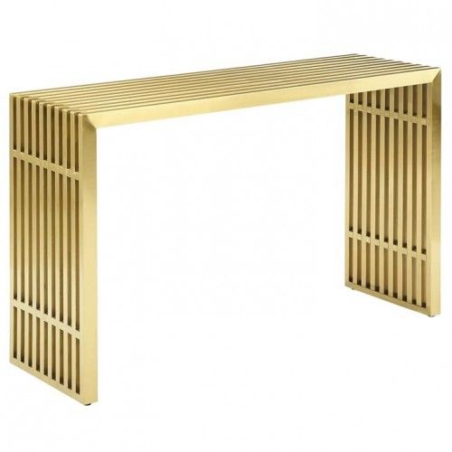 Modern Gold Console Table Alameda