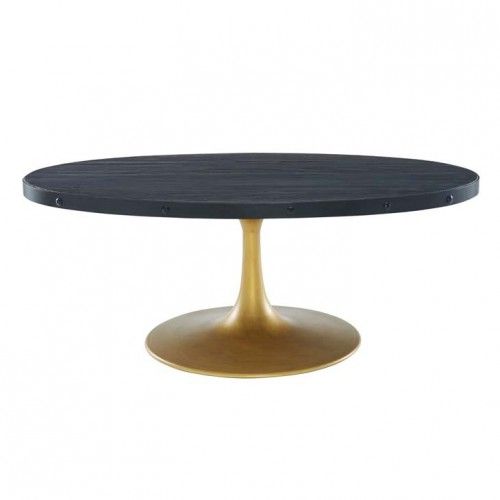 Industrial Oval Coffee Table Anderson