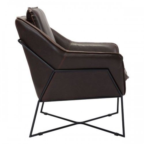 Modern Lounge Chair Lincoln Brown