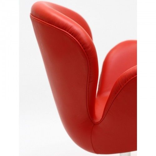 Modern leather swivel lounge chair Dove