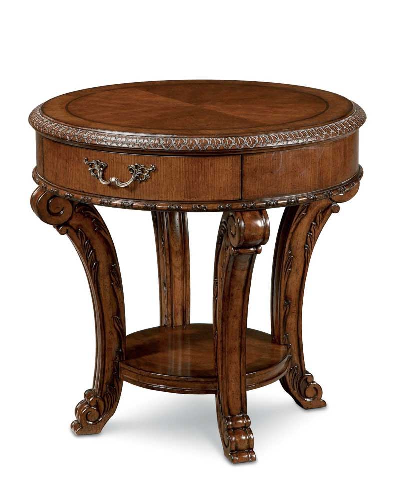 Traditional end table